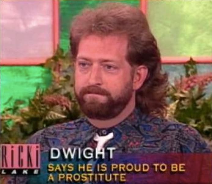 Work It, Dwight on Random Ridiculous Daytime Talk Show Guest Captions