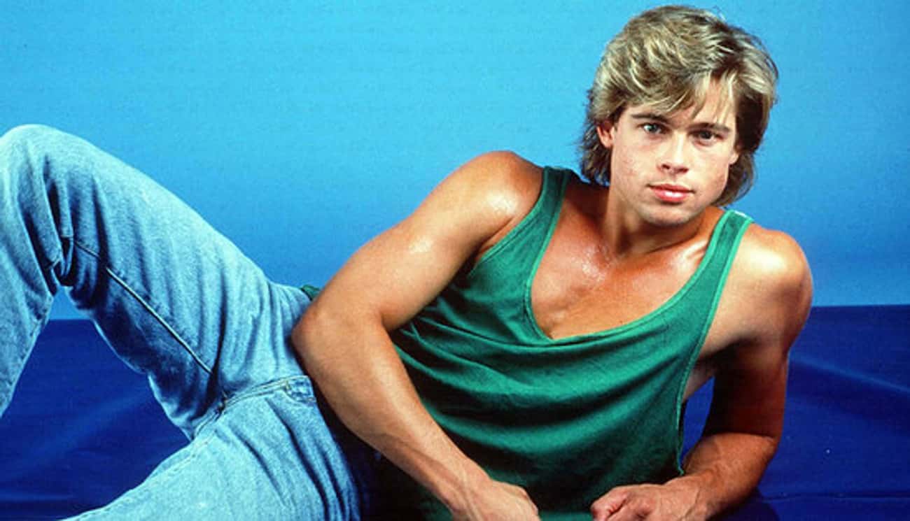 Young Brad Pitt Knows That Leg Lifts Are an Important Part of Pilates Class