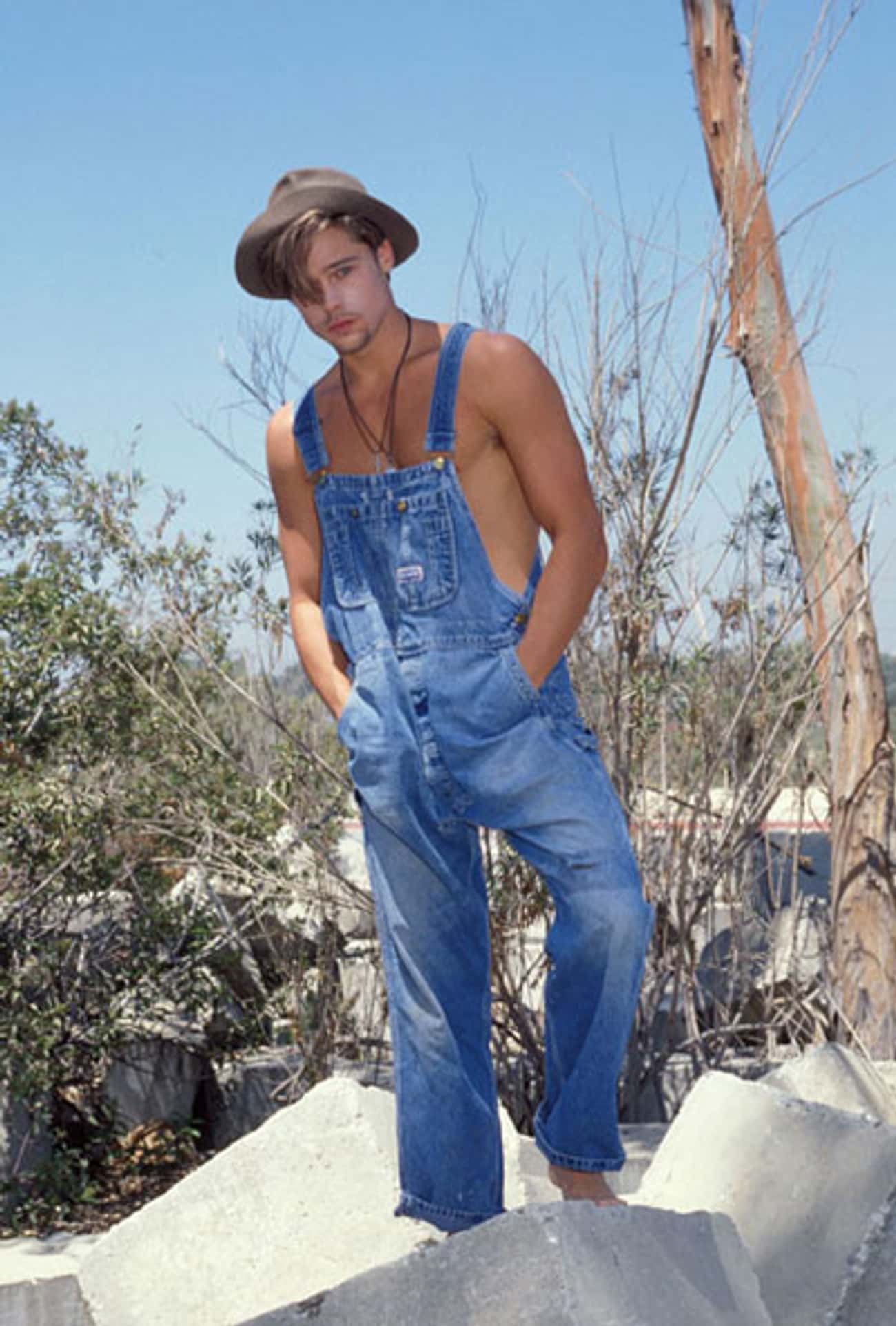 Remember that Embarrassing Phase You Went Through in the &#39;90s Where Your Entire Wardrobe Consisted of Old Navy Overalls? Young Brad Pitt Does.