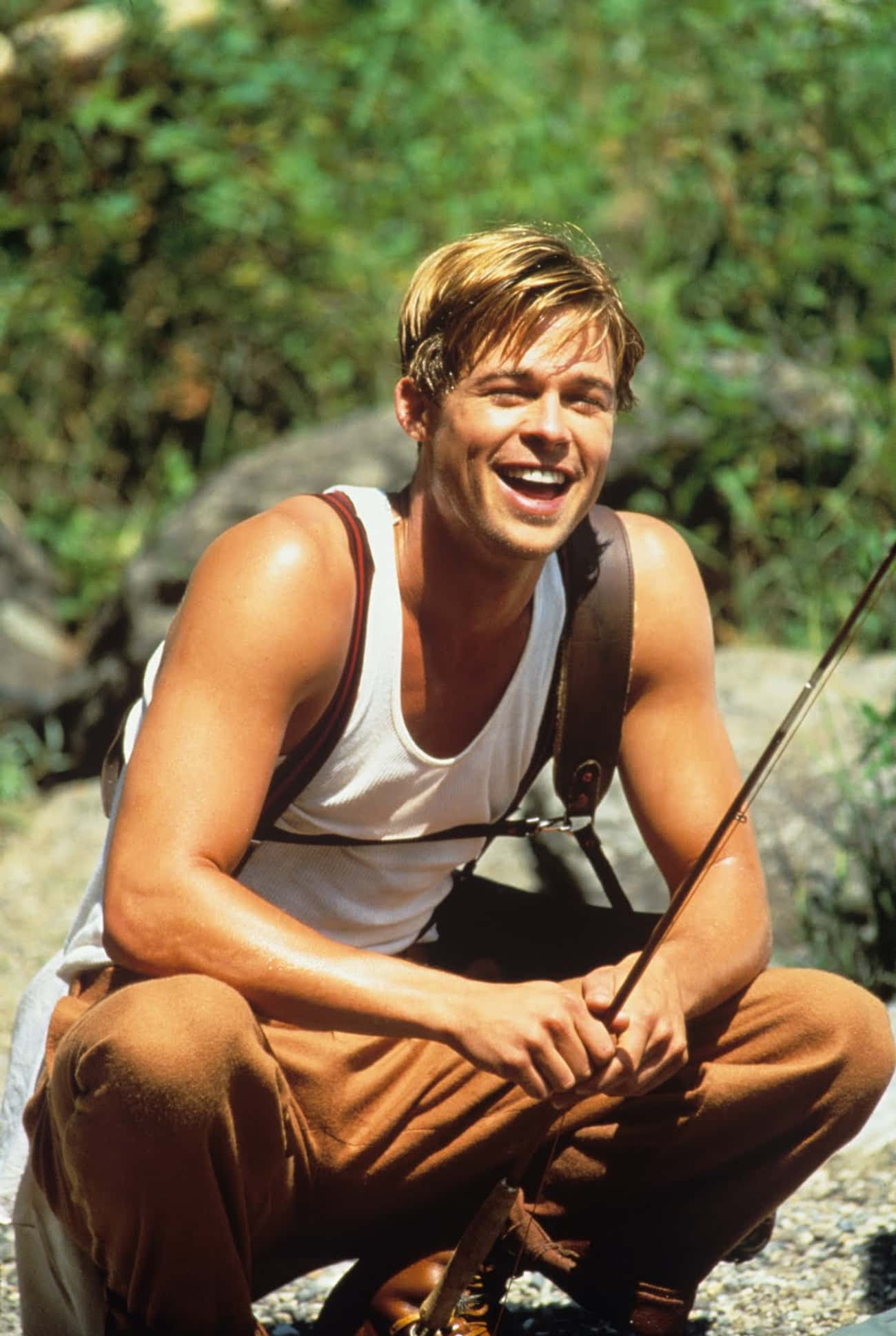 Brad Pitt Laughs as Hundreds of Fish Die at the Hands of Countless Tourists at Troutdale
