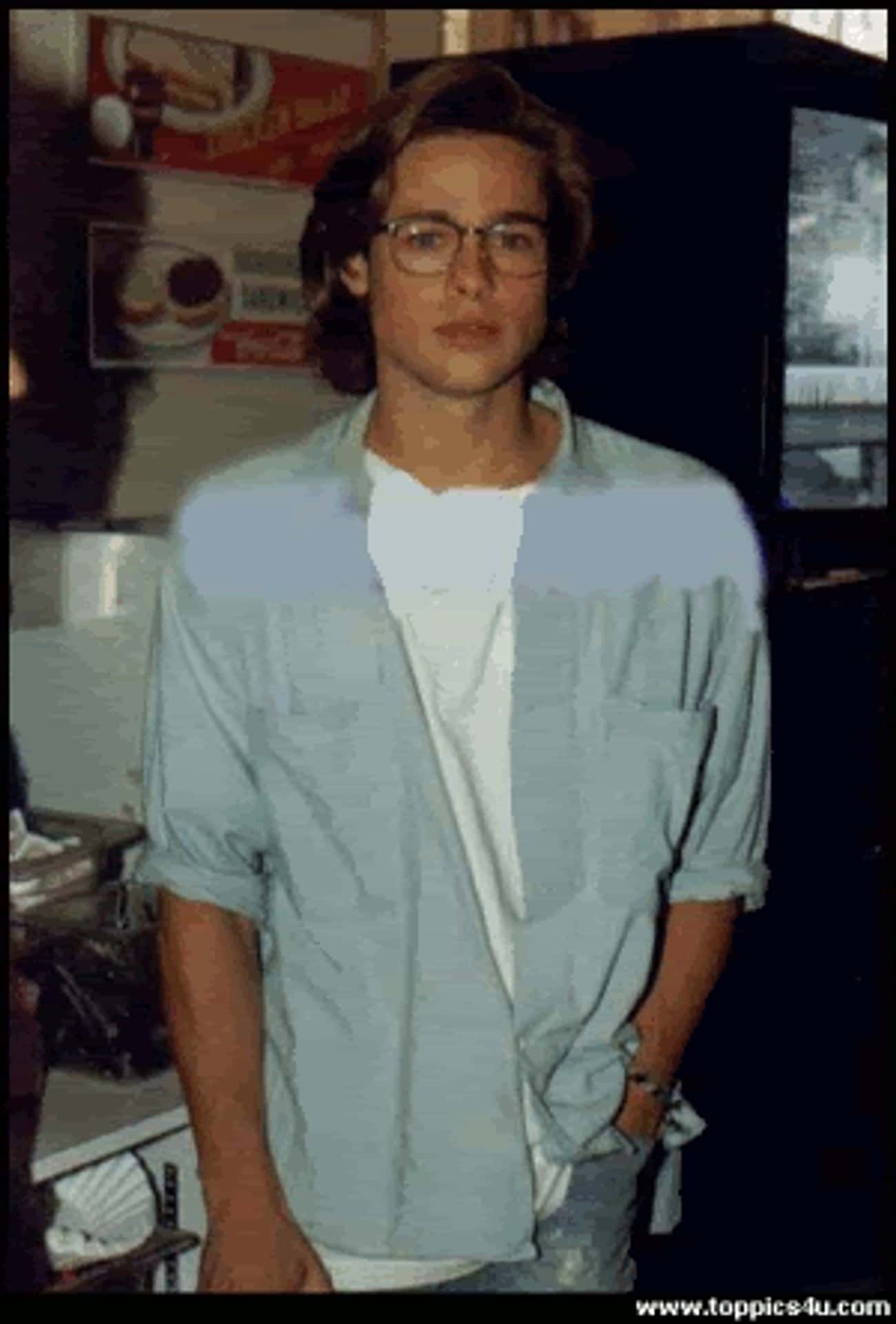 Young Brad Pitt Always Says He&#39;s Getting Water, But Ends Up Filling His Cup with Sprite