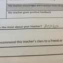 What Do You Like Most About Your Teacher? on Random Hilarious Test Answers From Kids