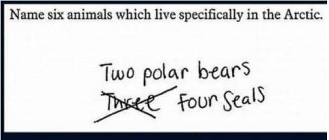 I Mean, They Probably Do... is listed (or ranked) 20 on the list 53 Hilarious Test Answers From Kids