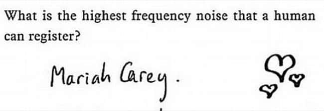 Awww GURRRRRL is listed (or ranked) 35 on the list 53 Hilarious Test Answers From Kids
