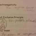 Pauli Exclusion Principle on Random Hilarious Test Answers From Kids