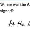 Historical Accuracy on Random Hilarious Test Answers From Kids
