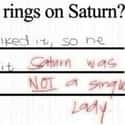 Saturyonce on Random Hilarious Test Answers From Kids