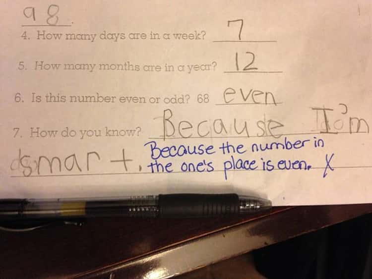Funny Test Answers | 50+ Kids Quiz Responses That Went Viral