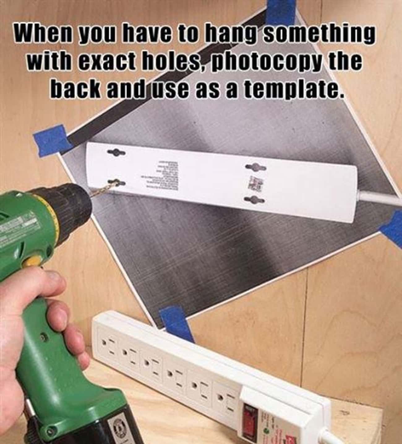 How To Hang Stuff With Specific Holes