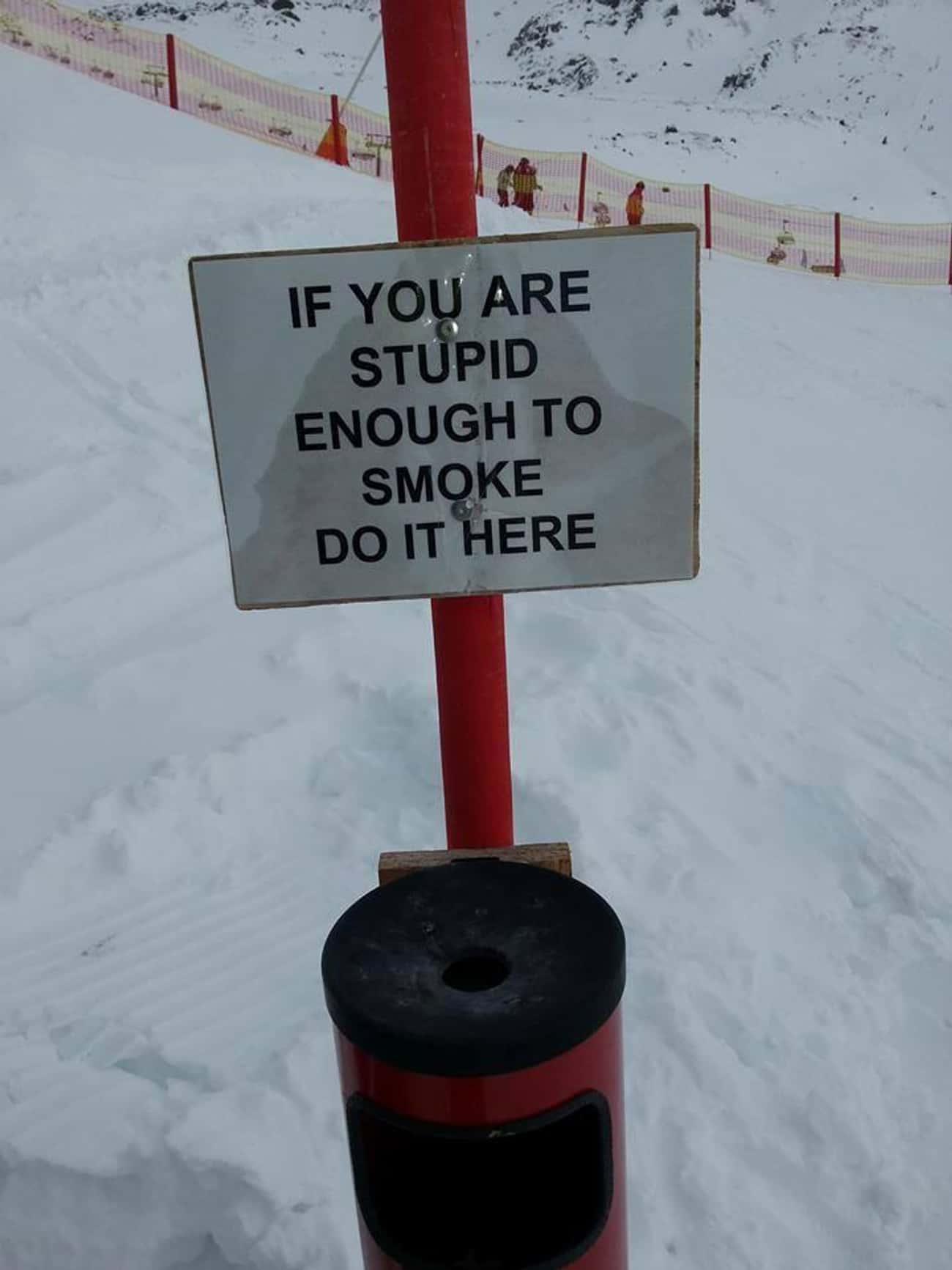 For Those Mountain Cigarette Breaks