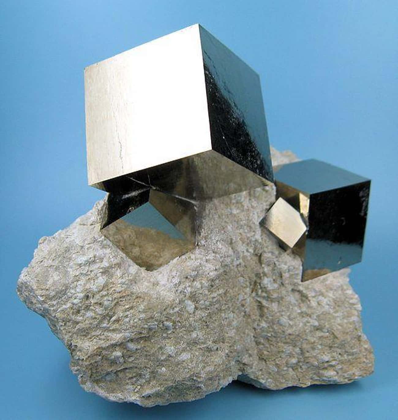 Perfect Cubes Of Pyrite