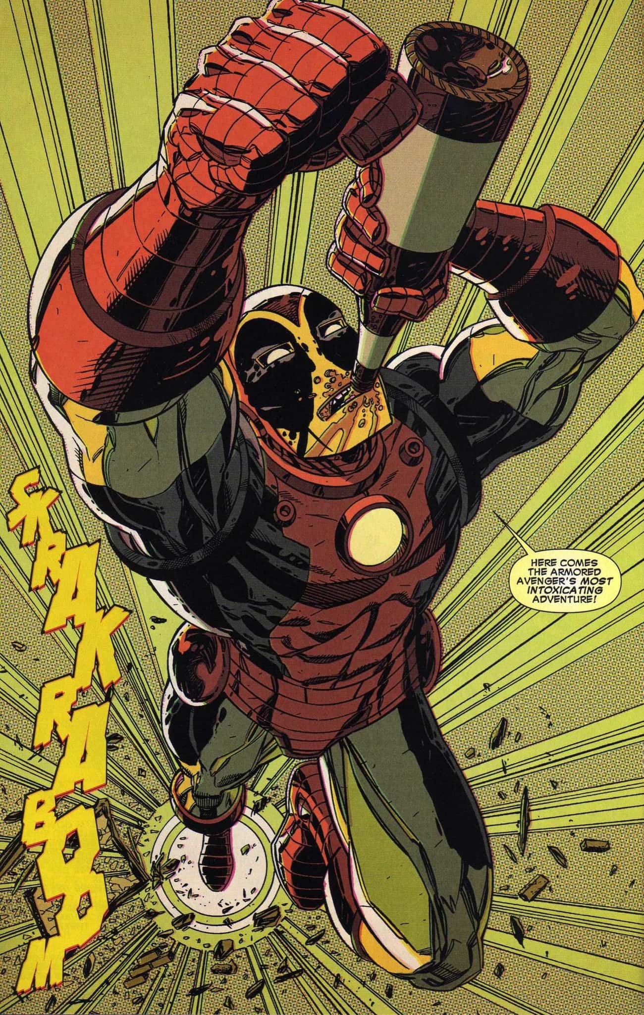 Deadpool Gets The Iron Man Suit