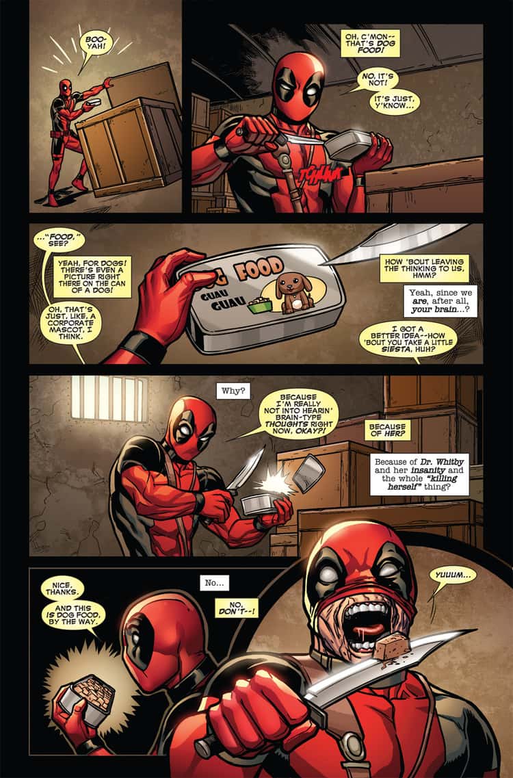 Chimichangas!  Deadpool funny, Deadpool comic, Deadpool