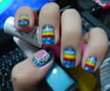 Nyan Cat on Random Awesomely Geeky Manicures