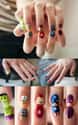 Marvel Heroes on Random Awesomely Geeky Manicures