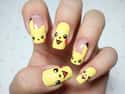 Pikachu on Random Awesomely Geeky Manicures
