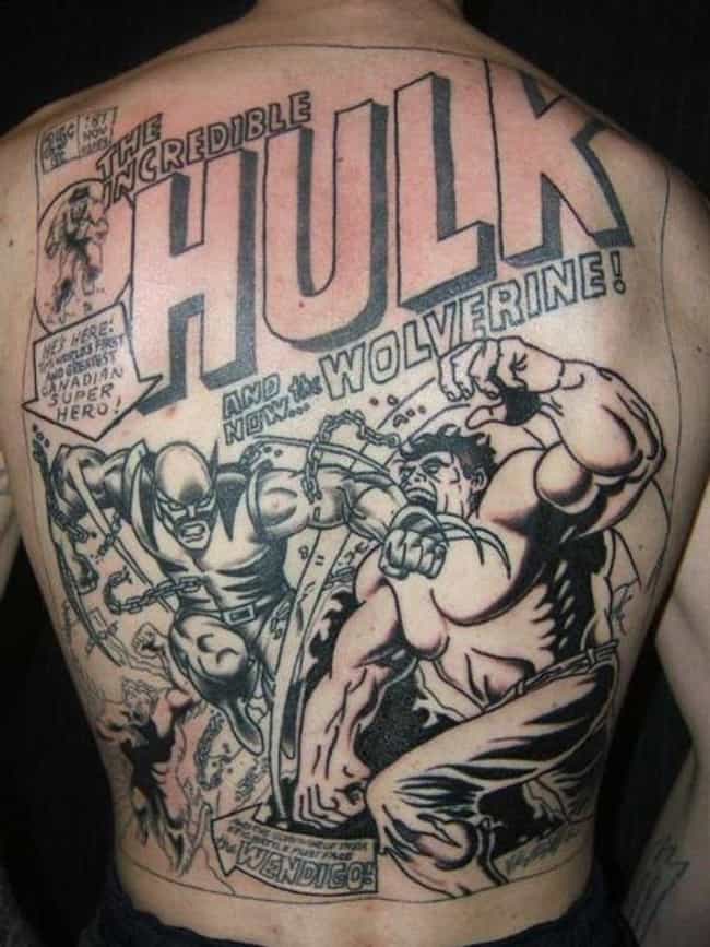 The Best Marvel Comics Tattoos ViraLuck