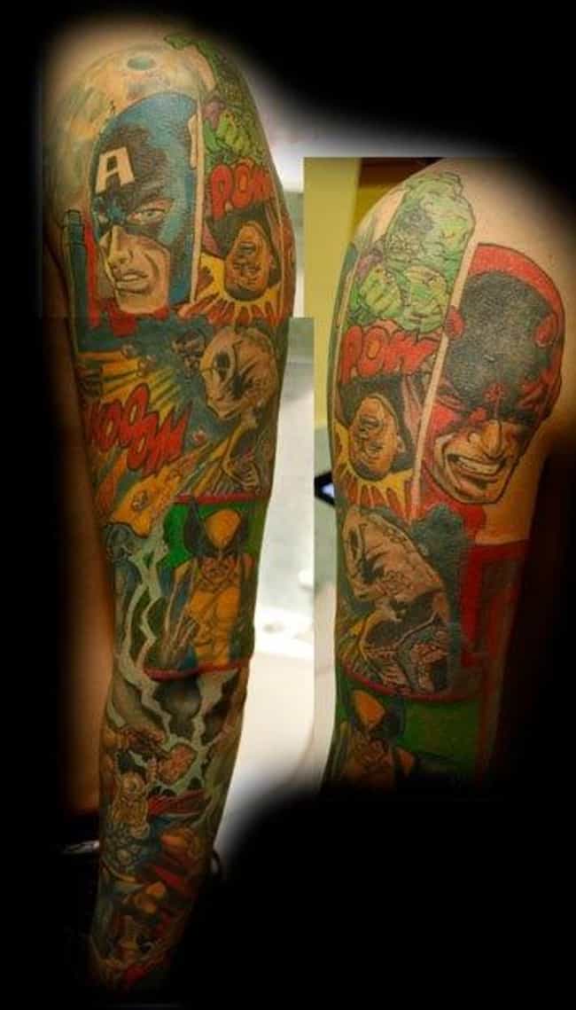 The Best Marvel Comics Tattoos - ViraLuck