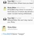 Oh Ricky, You So Fine. on Random Best Taco Bell Tweets