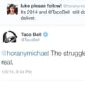 The Struggle Is Real on Random Best Taco Bell Tweets