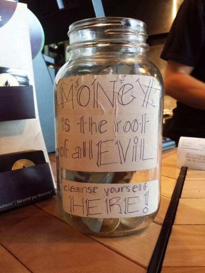 Random Funny Tip Jars That Would Earn Your Quarters Best Random Tools