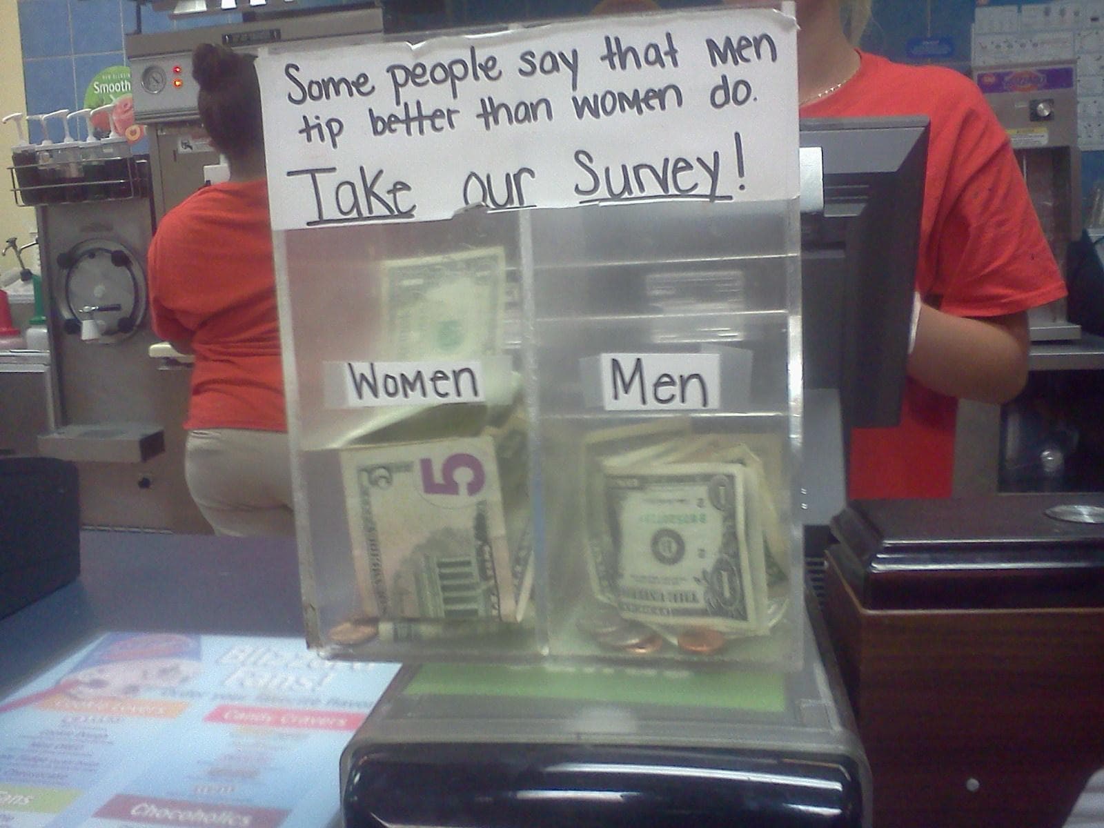 Image of Random Funny Tip Jars That Would Earn Your Quarters