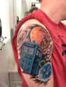 Tardis in Space on Random  Wibbly Wobbly Doctor Who Tattoos