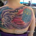 Tardis in the Universe on Random  Wibbly Wobbly Doctor Who Tattoos