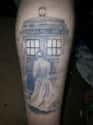 Doctor and Tardis on Random  Wibbly Wobbly Doctor Who Tattoos