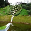 The Cascading Universe Garden of Cosmic Speculation, Dumfries, Scotland on Random Most Beautiful Staircases on Earth
