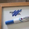 To erase permanent marker from a whiteboard, go over the ink with a dry erase marker. The two different inks will react with each other and then can be erased with a whiteboard eraser. on Random Life Pro Tips That Will Change How You Do Everything