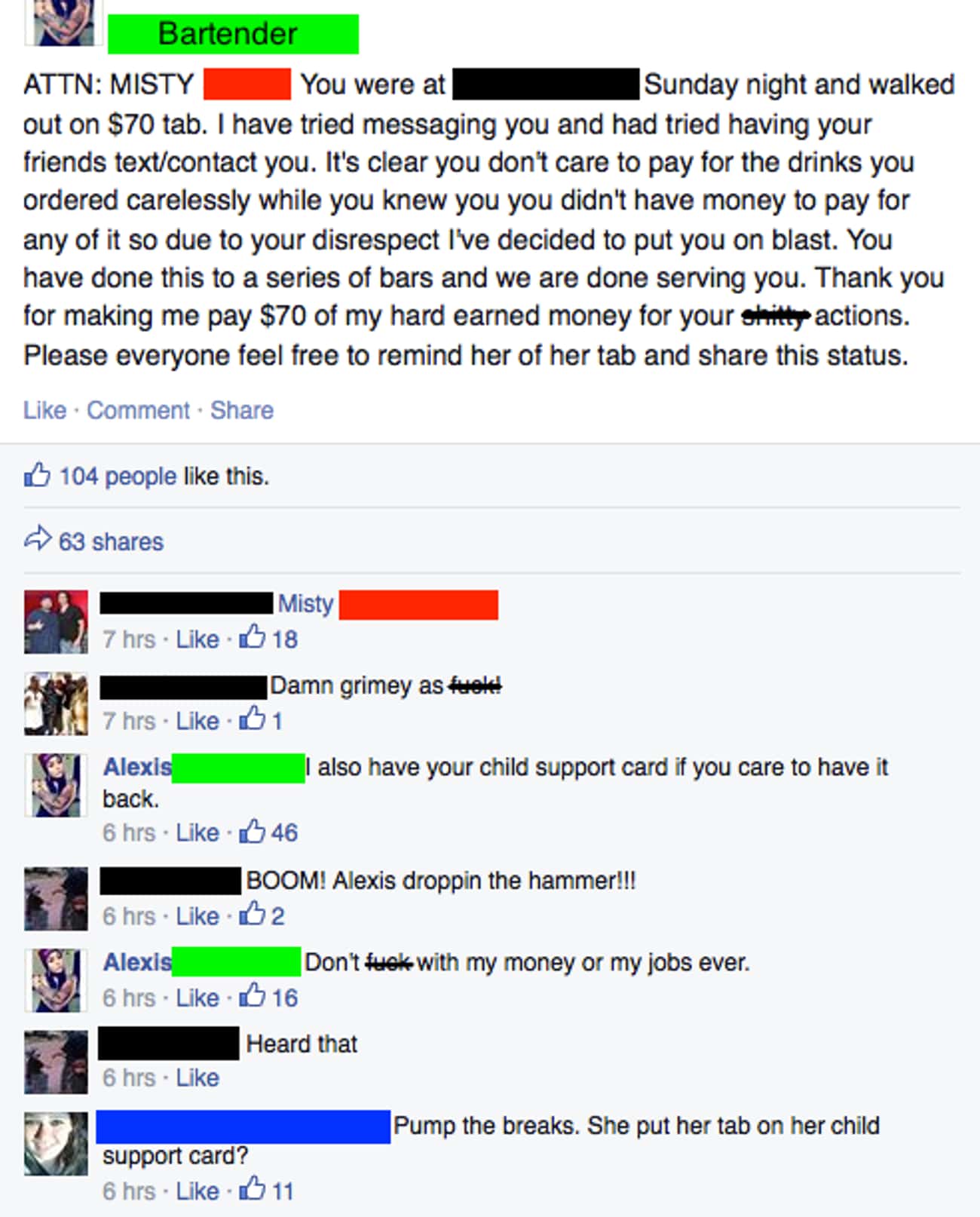 Trashy Facebook Posts | Funny Fbook Statuses