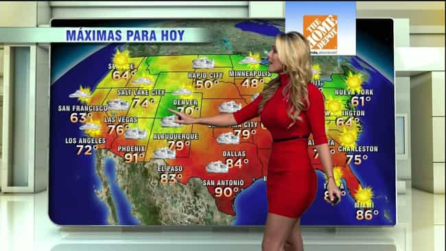 Bustiest Weather Girls From Around The World Cool Dump