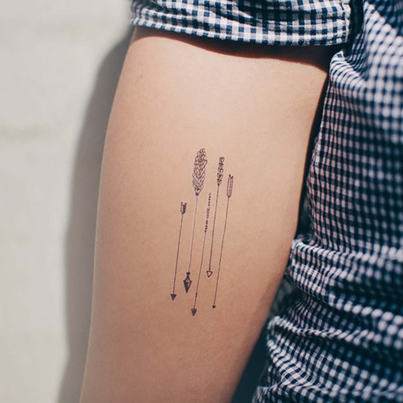 Detailed Arrow Tattoos