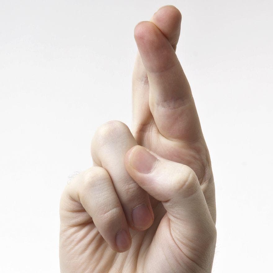 Crossing Your Fingers For Luck