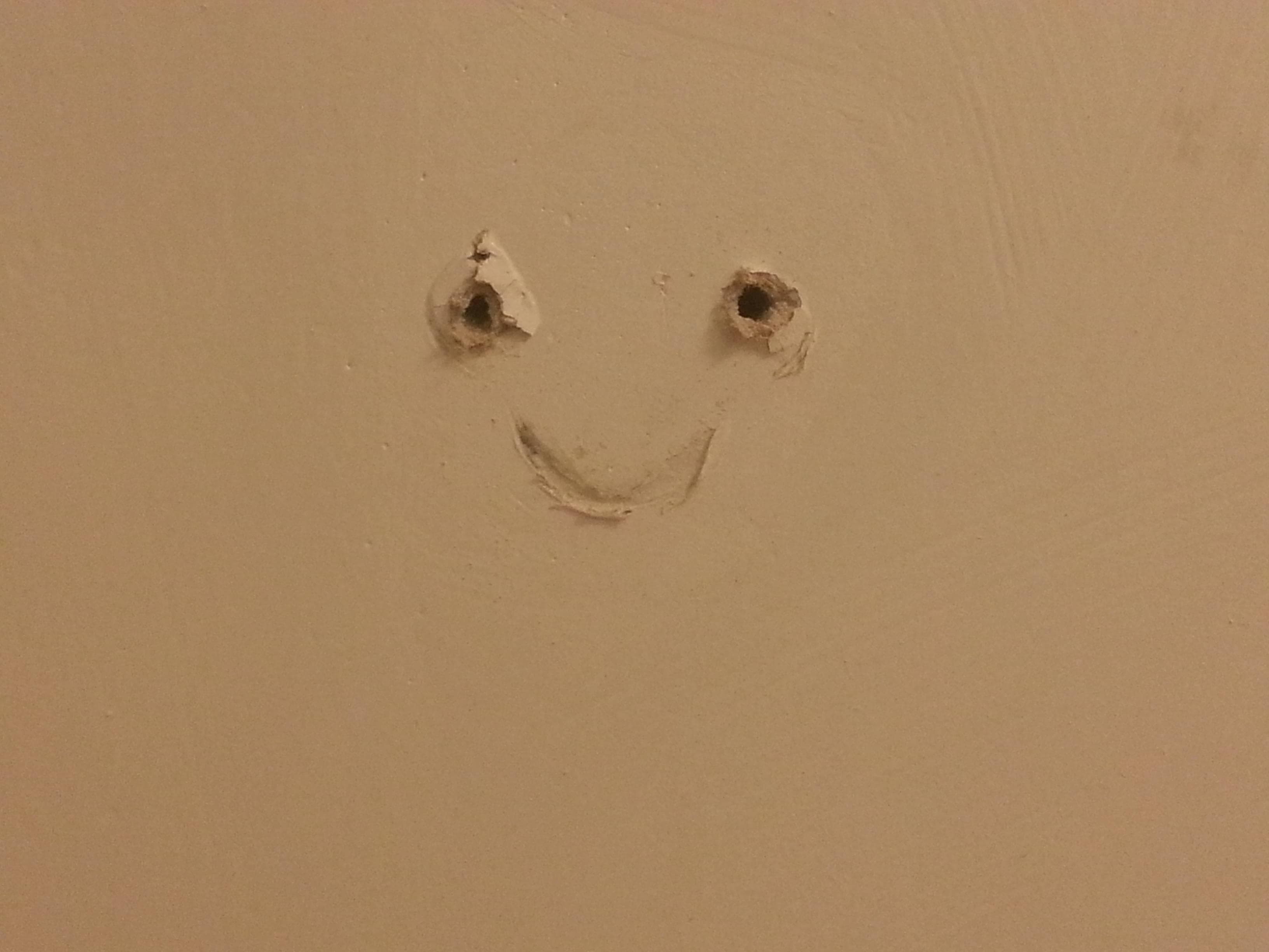 These Holes Where a Coat Hook Used to Be on Random  Everyday Objects That Look Really Happy