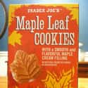 Maple Leaf Cookies on Random Tastiest Trader Joe's Products
