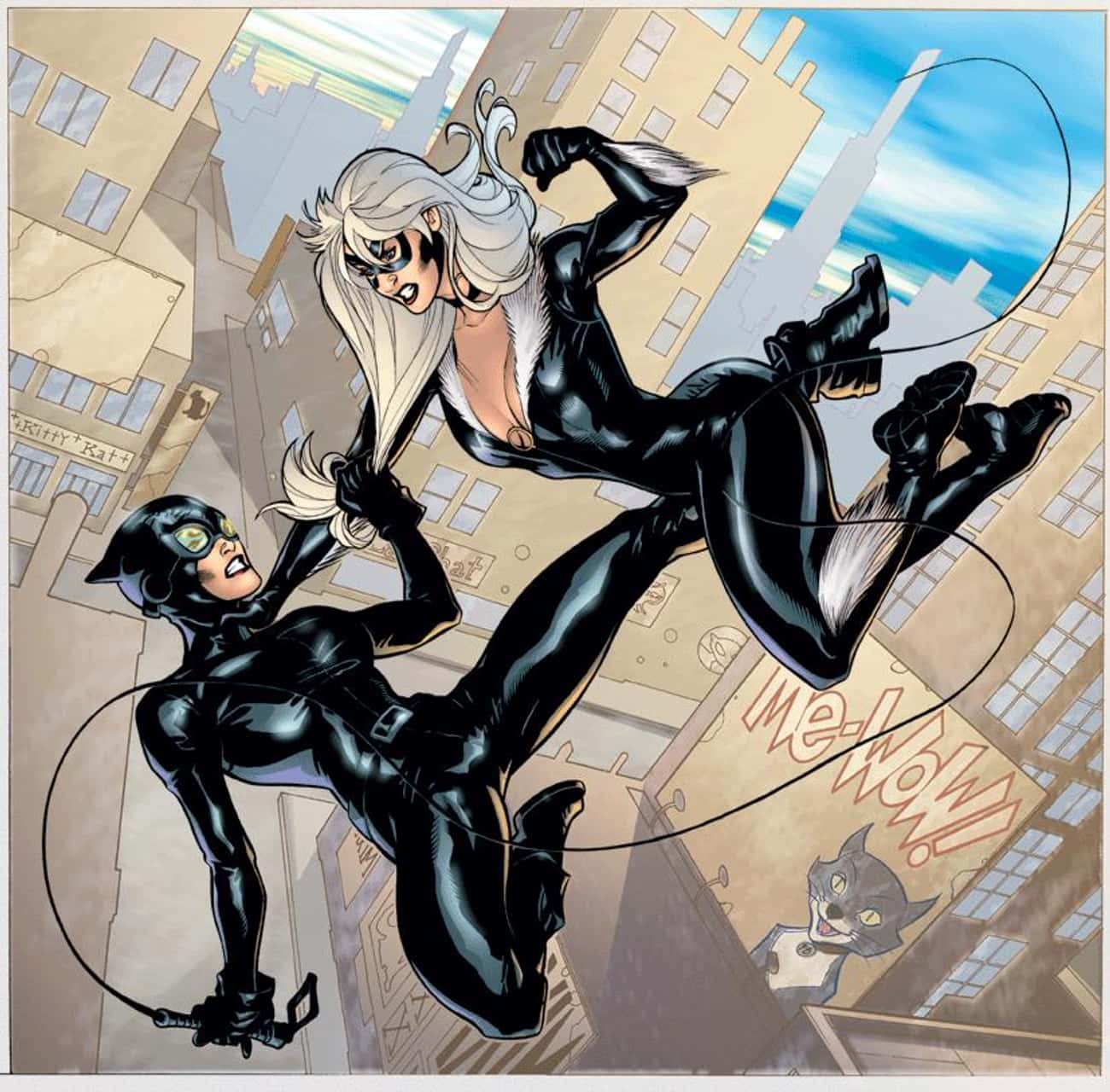 Catwoman and Black Cat