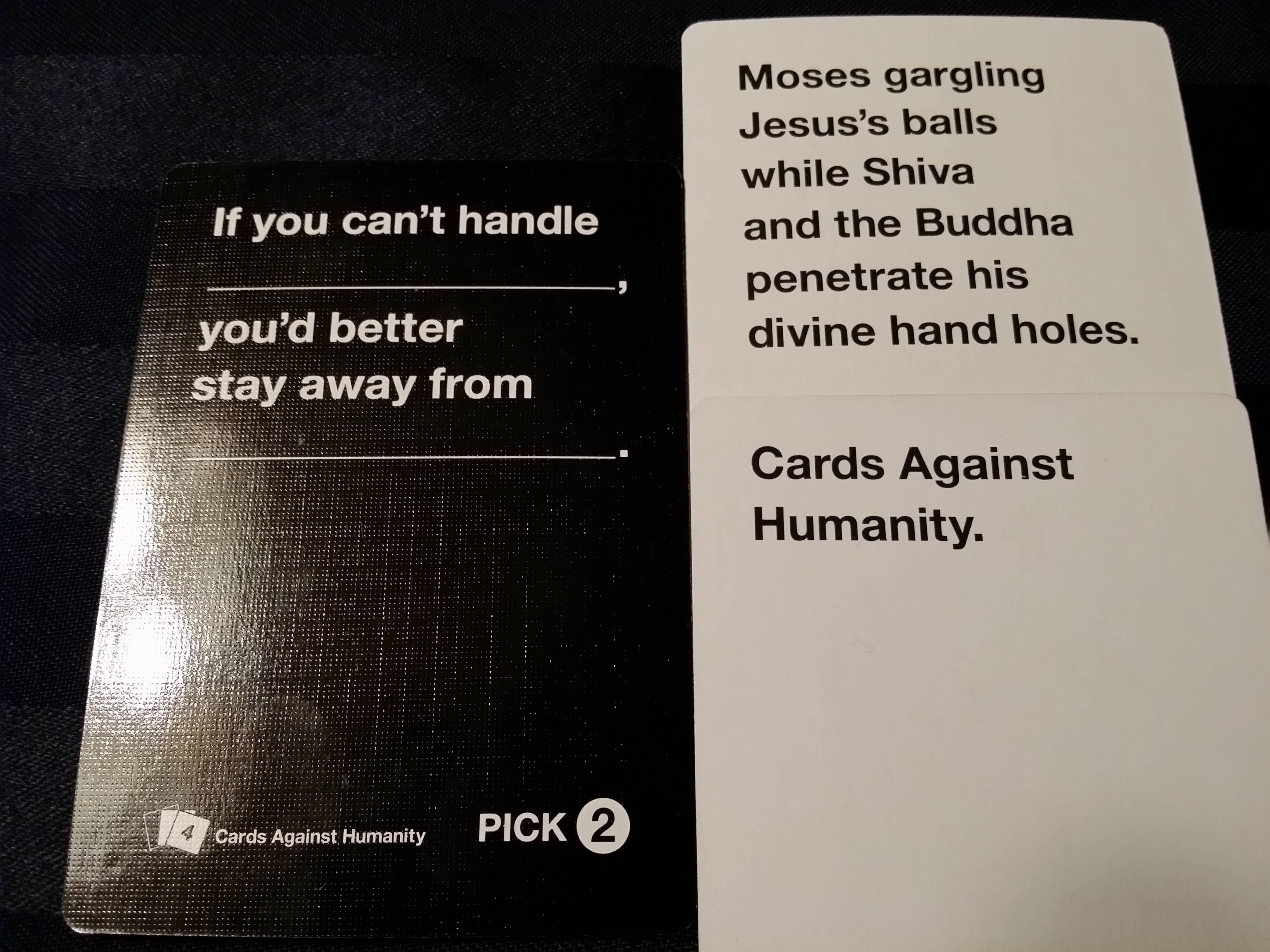 51 Hilariously Offensive Cards Against Humanity Moments