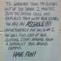 Revenge 102 on Random Hilariously Passive-Aggressive College Dorm Room Signs