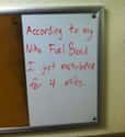 How Far Can YOU Go? on Random Hilariously Passive-Aggressive College Dorm Room Signs