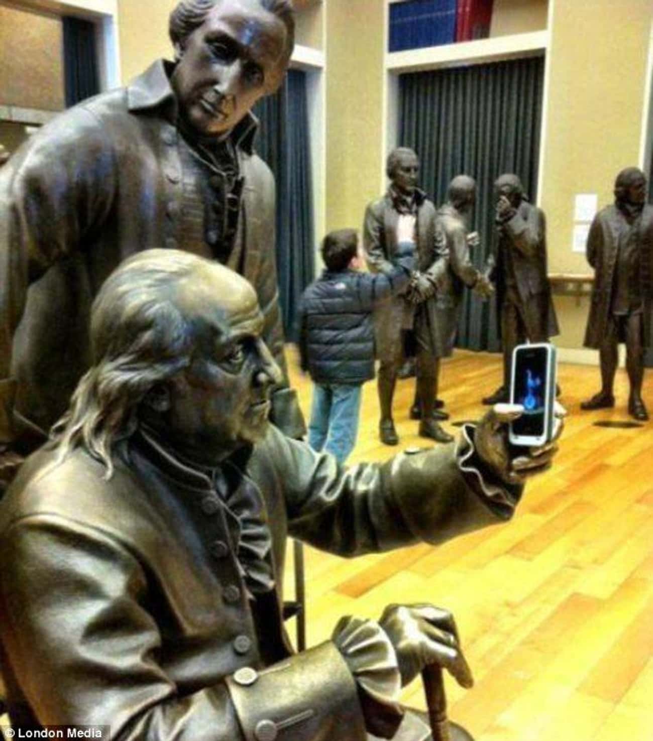Selfie-Obsessed Ben Franklin