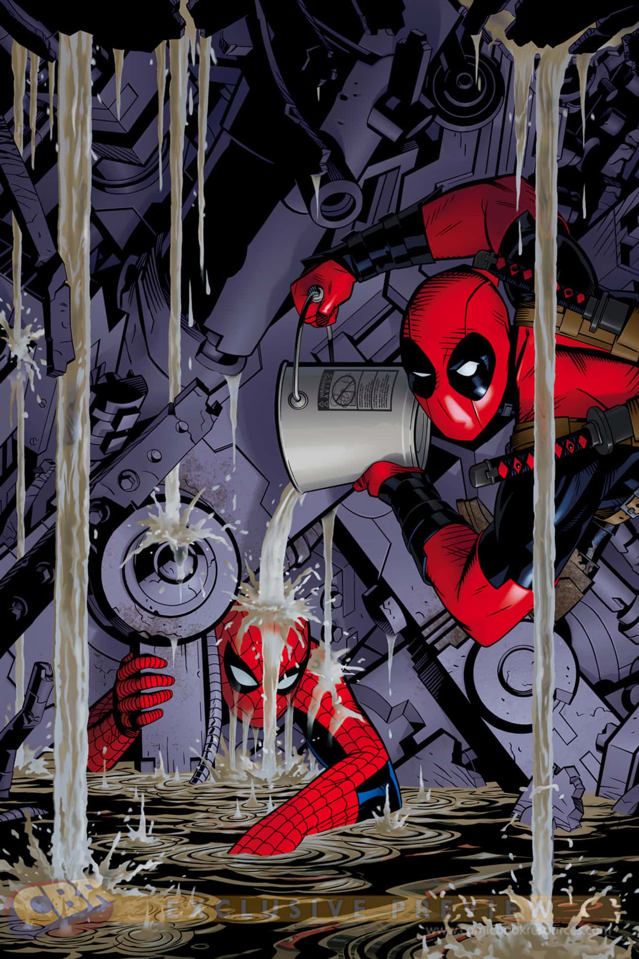 Deadpool Photobombs Amazing Spider-Man #7