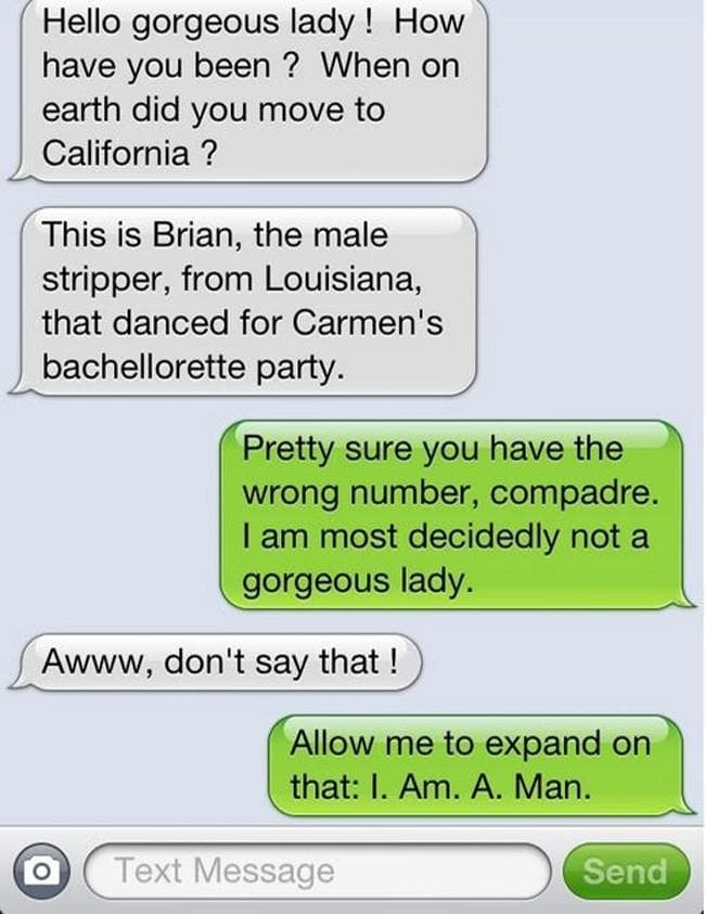 15 Hilariously Creative Responses To Wrong Number Texts