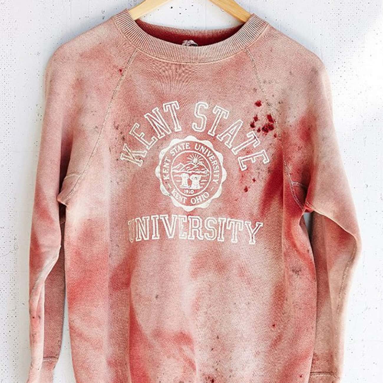 A Seemingly Bloodstained Kent State Sweatshirt