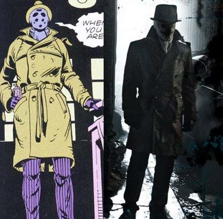  DC Comics Watchmen Rorschach Costume, Adult Standard