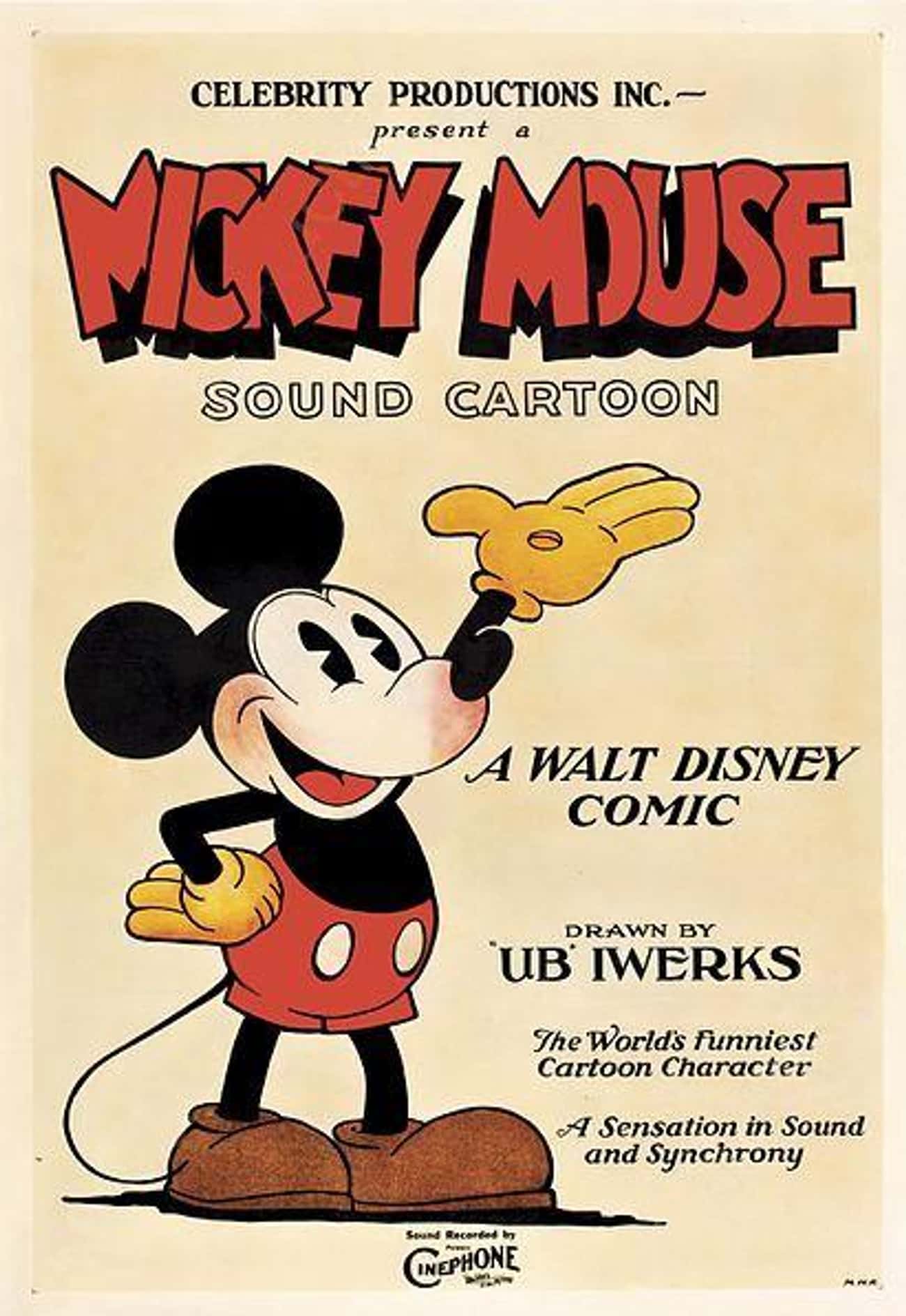 Walt Disney Invented Mickey Mouse
