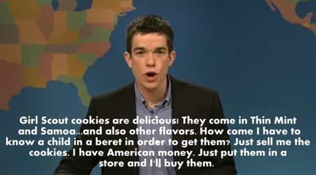 On Girl Scout Cookies