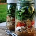 Store Salads in a Jar on Random Awesome Kitchen Hacks and Cooking Tips