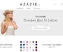 Azazie on Random Best Plus Size Women's Clothing Websites